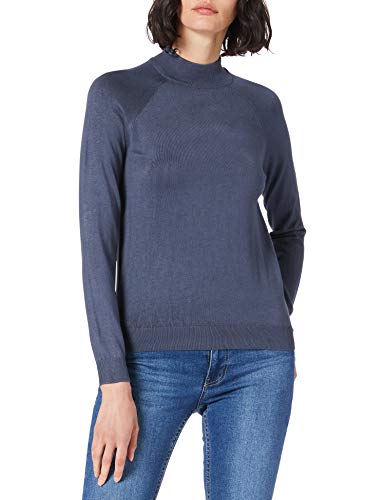 PIECES Damski top z dzianiny, stójka