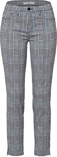 BRAX Damskie spodnie sportowe Shakira S Tecno Glencheck Five Pocket Skinny