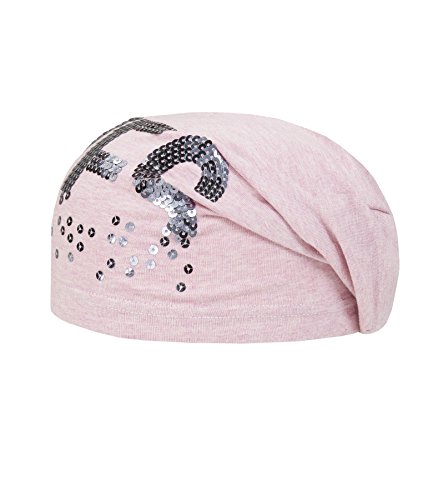 Döll Dziewczęca czapka boho Jersey czapka, różowy (Pemba 8315), 49 cm