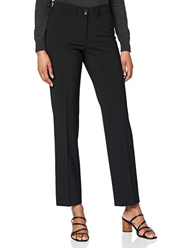 BRAX Damskie spodnie Celine Clean Wool Flat Front Feminine Fit Klassisch, Czarny (czarny 2), 62-Kr�tki