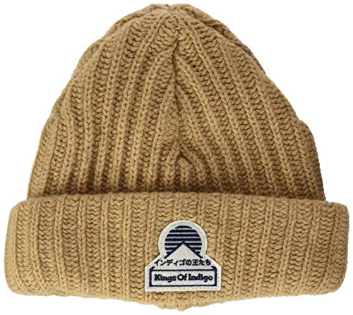 Kings of Indigo Czapka z dzianiny unisex, beżowy (Camel 7501), jeden rozmiar