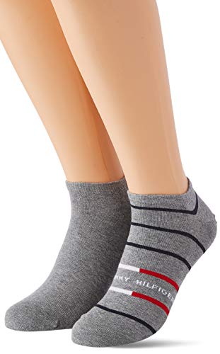 Tommy Hilfiger Skarpety męskie, Szary melan? (Mid Grey), 43-46 EU