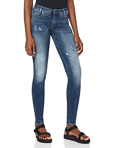 G-STAR RAW Dżinsy damskie D-staq 5-kieszeniowe Mid Waist Skinny