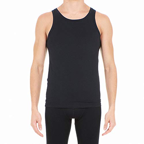 HOM, Tanktop Supreme Cotton, męski, czarny, XXL