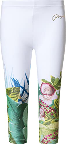 Desigual Legginsy dziewczęce Salinas Casual Pants, biały, M