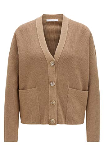 BOSS Damski sweter Willia Cardigan, średni beżowy (262), M