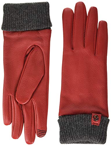 KESSLER Damskie rękawiczki zimowe Eva, Crimson/Dark Grey 219, S