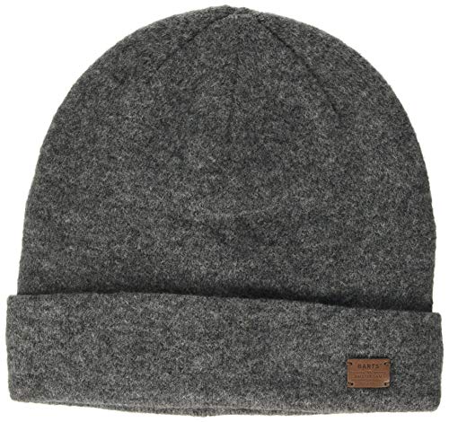 Barts Męska czapka z daszkiem Vale Beanie, szary (0019-DARK HEATHER 019L), jeden rozmiar