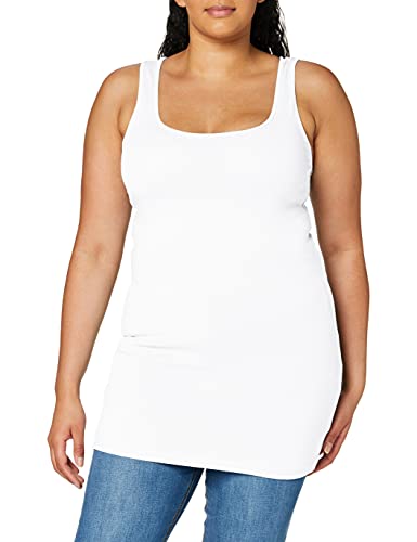 VERO MODA Vmmaxi My Soft Long Tank Top Noos Top męski Kobiety, Bright White, M