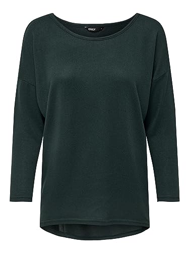 ONLY Damska koszulka z długim rękawem Onlelcos 4/5 Solid Top Jrs Noos