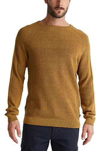 ESPRIT sweter męski, 704 / Amber Yellow 5, S