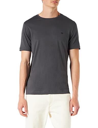 FYNCH-HATTON Męski T-shirt Basic, szary (asfalt 970)., L