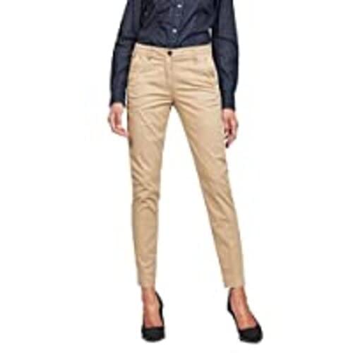 G-Star Raw Damskie spodnie typu chino Bronson Mid Skinny Cilex, Sahara Stretch Twill, 27W / 32L