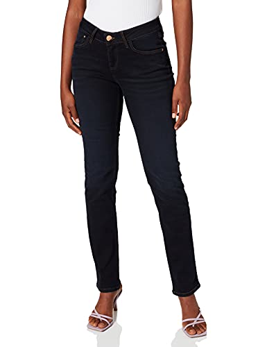 Cross Dżinsy damskie, proste nogawki, różowe, niebieski (Blue Black Used 026), 28W / 30L