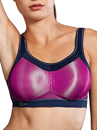 Anita Active damski biustonosz sportowy bez fiszbin 5529, fuksja, 90A