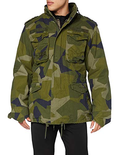 Brandit Kurtka męska M-65 Giant, Szwedzki Camo, 4XL