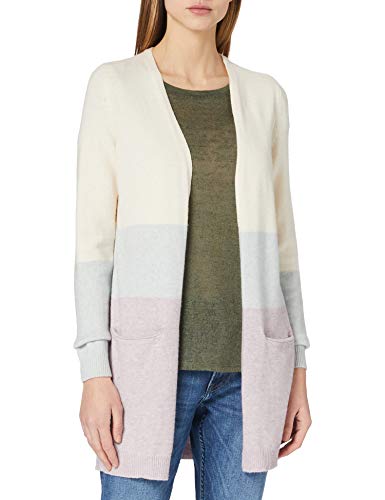 Only Kobiety Onlqueen L/S Long Cardigan Knt Noos Kardigan, Jadelite/Wood Rose Melange, M