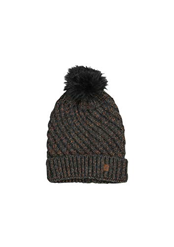 s.Oliver Dziewczęca czapka, Szary (Dark Grey Knit 98x1), 53/55 cm