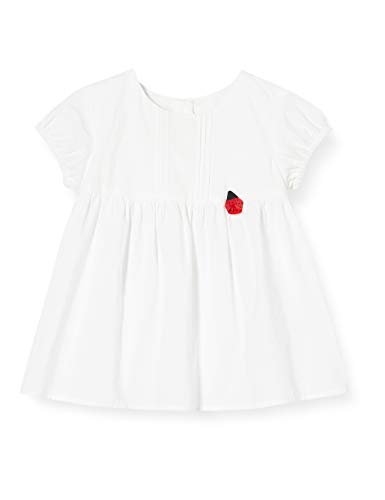 Chicco Bluzka dziewczęca Camicia Manica Corta Bimba, biały (Bianco 033), 80 cm