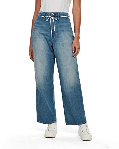 G-STAR RAW Lintell High Dad dżinsy damskie, Niebieski (Antic Faded Marine Blue D17196-9657-b460), 26W / 30L