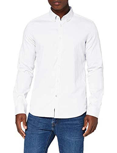 Tom Tailor Basic Męska Koszula, Biały, L