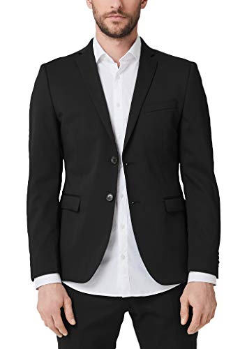 s.Oliver BLACK LABEL Męska marynarka garniturowa, czarny, 50