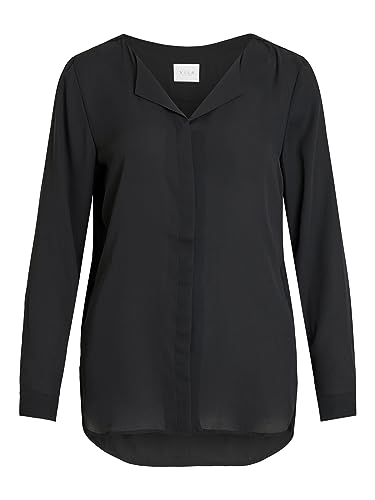Vila Bluzka damska oversize, czarny (Black Black), M