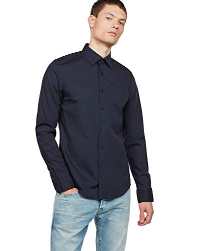 G-STAR RAW Core Super Slim męska koszula rekreacyjna, czarny, XXS