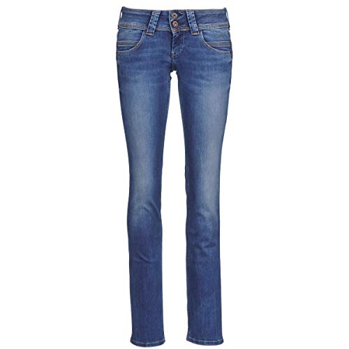 Pepe Jeans Jeansy damskie Venus, Niebieski (Denim-d24), 32W / 32L
