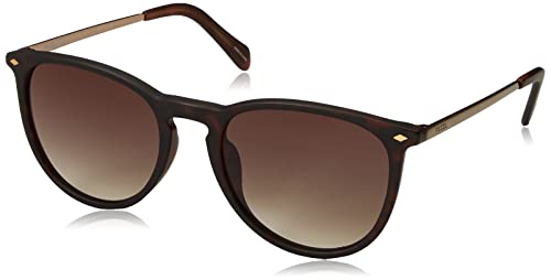 Fossil Damskie okulary przeciwsłoneczne FOS 3078/S, brązowe (DKHAVANA), 53