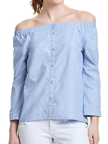 ONLY Bluzka damska, niebieski (Celestial Blue Celestial Blue), 36 PL