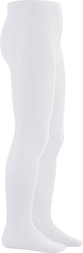 Playshoes Uniseks dziecięce rajstopy 499001, 1 - białe, 98-104, 1 – biały., 98-104