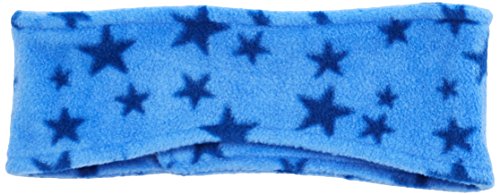 Playshoes Unisex dziecięca polarowa opaska na czoło gwiazdy 422021, 7 - niebieska, jeden rozmiar, 7 – niebieski, jeden rozmiar