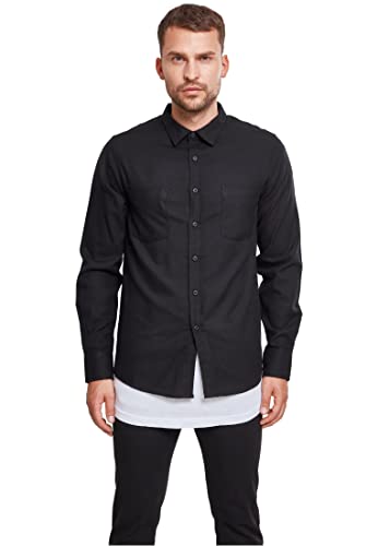 Urban Classics Koszula męska, Blk/Blk, S