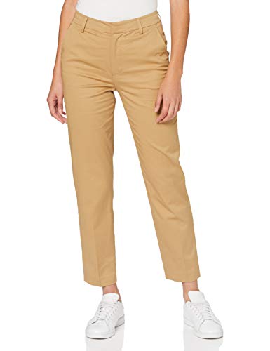 Scotch & Soda Damskie spodnie Abott-Chino Regular Fit, ze stretchem bawełnianym, Sand 0137, 28W x 32L