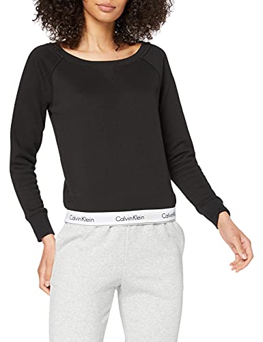 Calvin Klein Damska bluza z długim rękawem, czarny (black 001), XS