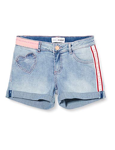 Desigual Szorty dziewczęce Denim_rodriguez, niebieski (Jeans Claro 5007), 104 cm