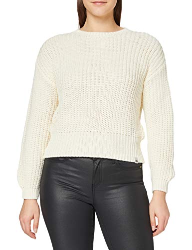 Lee Cooper Damski sweter KNIT JUMPER, biały, L