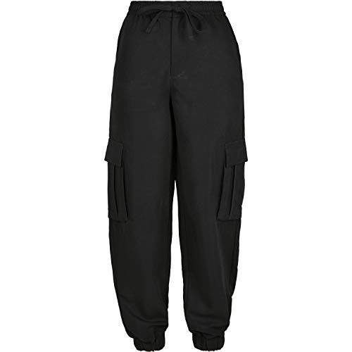 Urban Classics Damskie spodnie z wiskozy Twill Cargo Pants klasyczne spodnie damskie