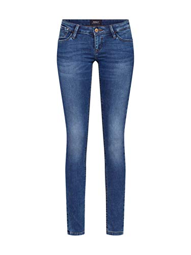ONLY Women's Onlcoral Jeansy Damskie, Ciemny Niebieski, Rozmiar 30W / 32L