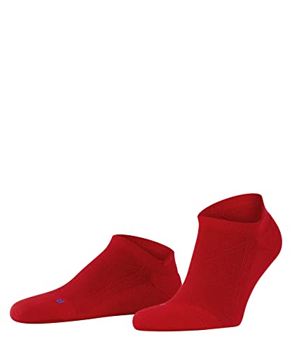 FALKE Uniseks Skarpety do trampek Cool Kick Sneaker U SN Oddychający I Szybkoschnący krótkie jednokolorowe 1 Para, Czerwony (Fire 8150), 46-48