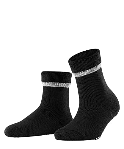 FALKE Kobiety Kapcie Cuddle Pads W HP Bawełna, Wełna Merynosa z wypustkami na podeszwie 1 Para, Czarny (Black 3009), 35-38