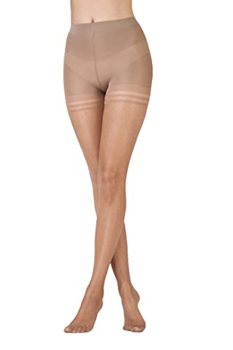 Pretty Polly Rajstopy damskie, Beżowy (Sherry), M/L