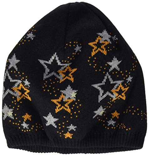 maximo Dziewczęca czapka beanie, brązowy/czarny, 55 cm