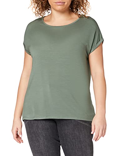 Vero Moda Vmava Plain Ss Top Ga Noos Koszulka Kobiety, zielony (Laurel Wreath), S