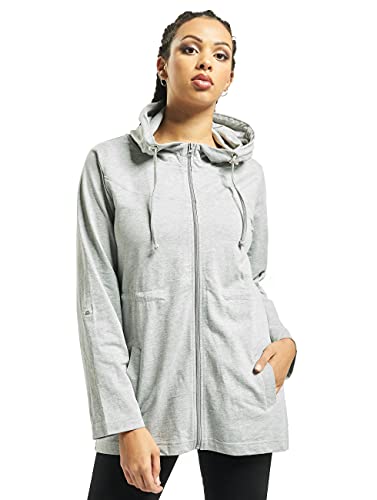 Urban Classics Damska kurtka z dzianiny Ladies Terry Parka, szary (Grey 00111), S