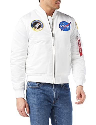 Alpha Industries Męska kurtka bomberka, biały (White 9), 3XL