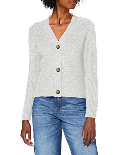 Only Kobiety Onlcarol L/S Knt Noos Kardigan, Jasnoszary, M