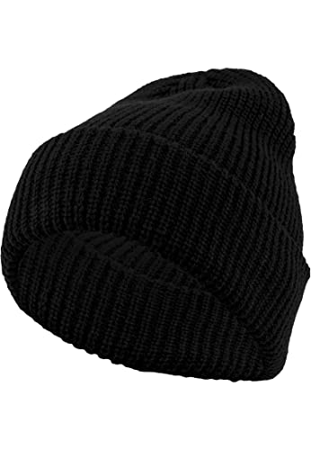 Urban Classics Męska czapka z dzianiny Sailor Beanie, czarny (czarny 7), jeden rozmiar