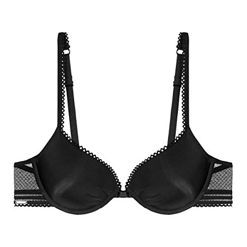 VARIANCE Lingerie Damski biustonosz Secrete Allure, czarny (Noir 030), 75D (Rozmiar producenta:90D)